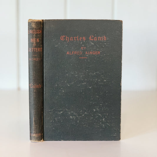 Charles Lamb, 1882, Alfred Ainger, Hardcover Biography