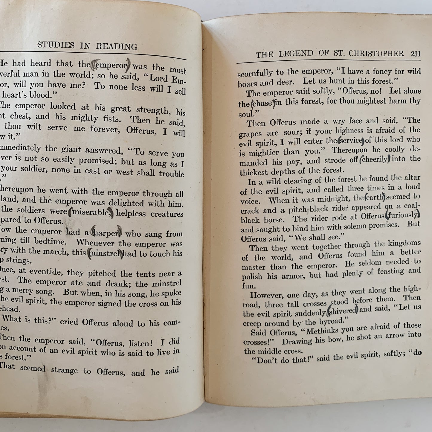 Kansas Fifth Reader, 1919, School Book