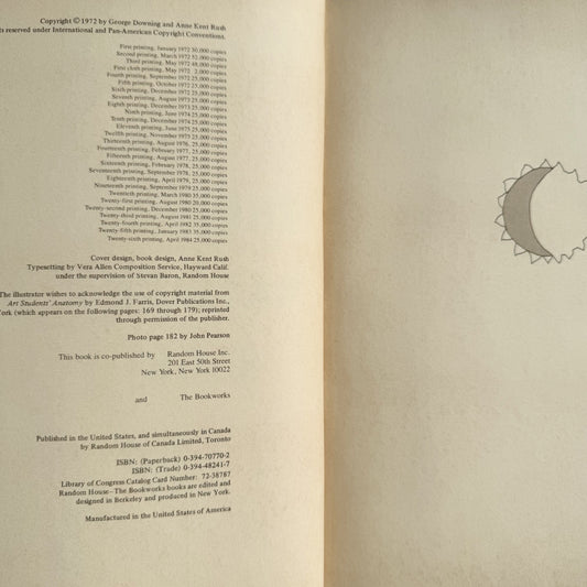 The Massage Book, George Downing, 1984 Illustrated