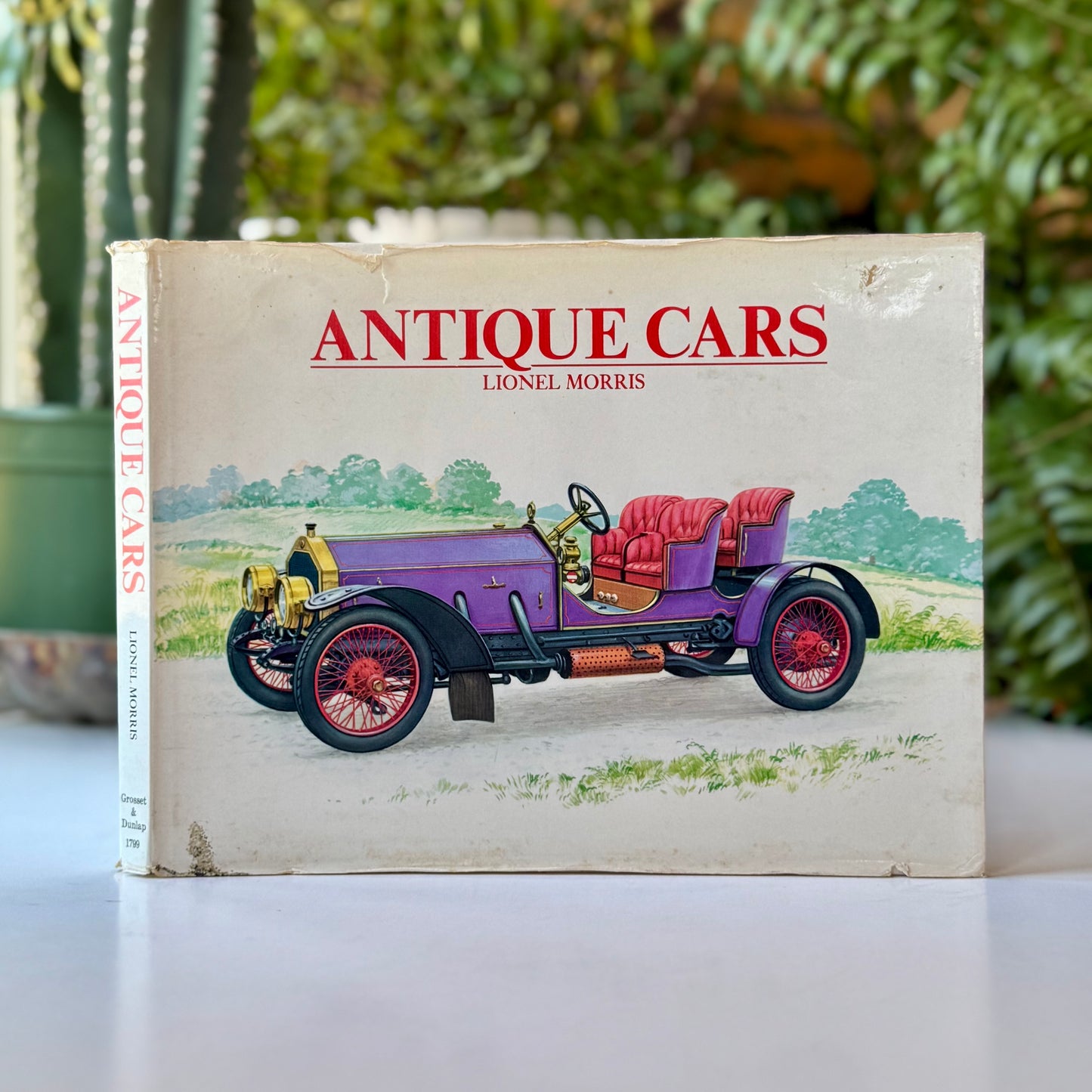 Antique Cars: The Story of the Automobile in Pictures, Lionel Morris, 1970 Hardcover DJ