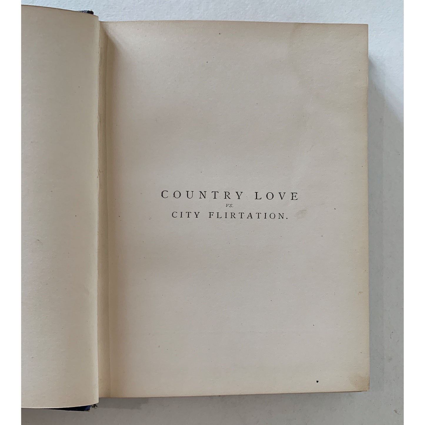 Country Love Vs City Flirtation, 1865, Illustrated Poetry, H. T. Sperry