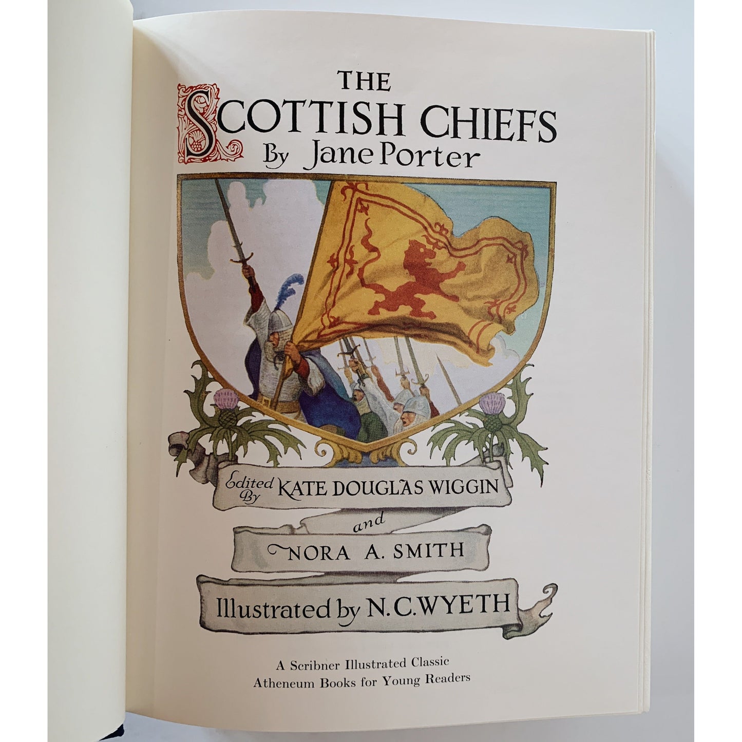 The Scottish Clans, Jane Porter, Scribner Illustrated Classic, 1991, Illustrated Hardcover