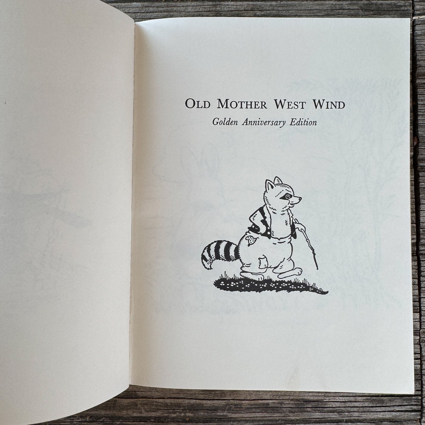 Old Mother West Wind, Golden Anniversary Edition, Thornton W. Burgess, 1985