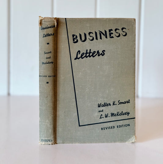 Business Letters, 1941 Secretarial Textbook