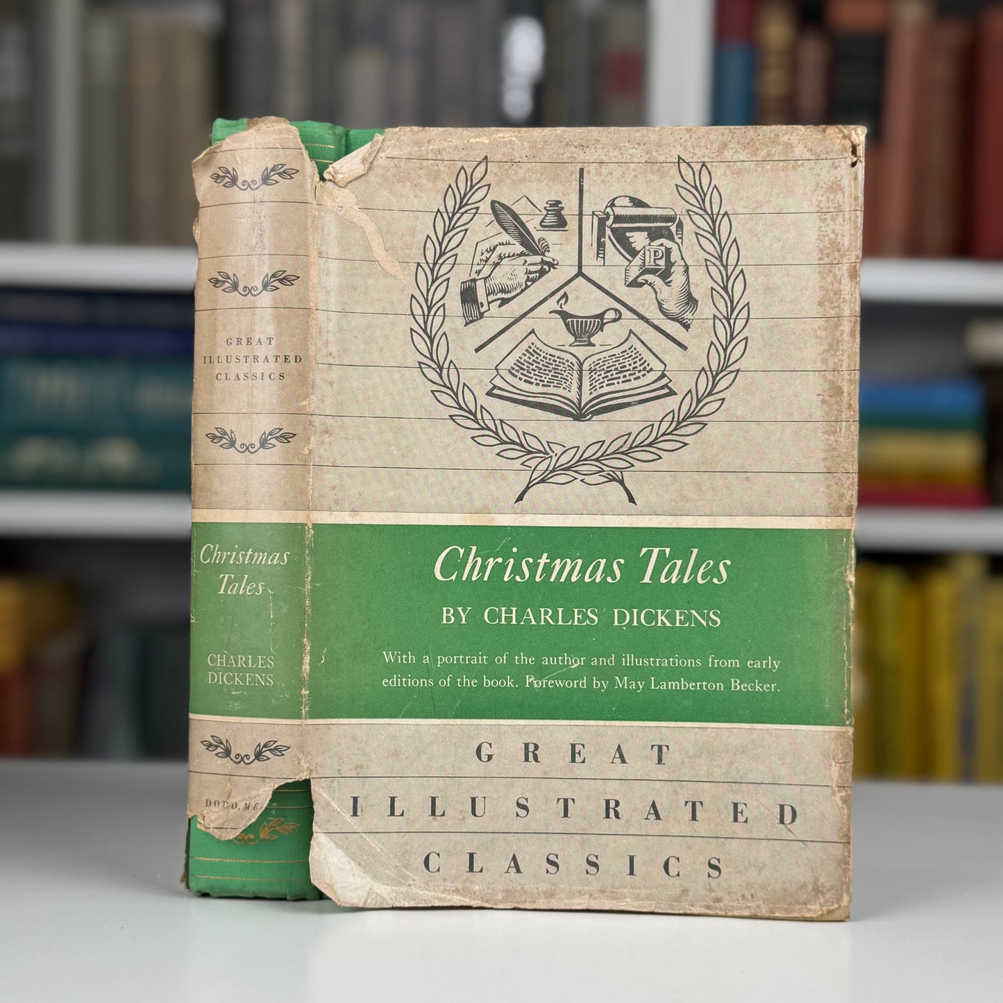 Christmas Tales by Charles Dickens, Great Illustrated Classics, 1941 Hardcover