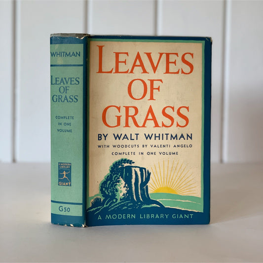 Leaves of Grass, Walk Whitman, Modern Library Giant Hardcover, Illustrated