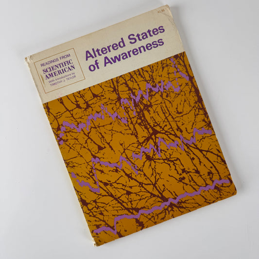 Altered States of Awareness — Scientific American Readings — 1972 Vintage Psychology & Consciousness Studies Paperback