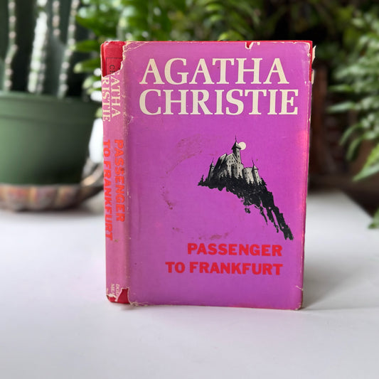 Passenger to Frankfurt, Agatha Christie, 1970, Hardcover Book Club Edition