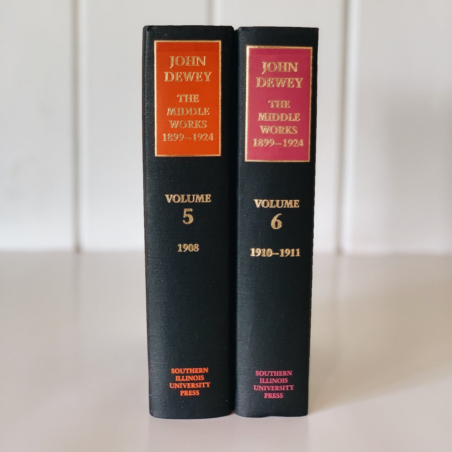 John Dewey, The Middle Works 1899-1924, Volumes 5 and 6, Hardcover, 1978