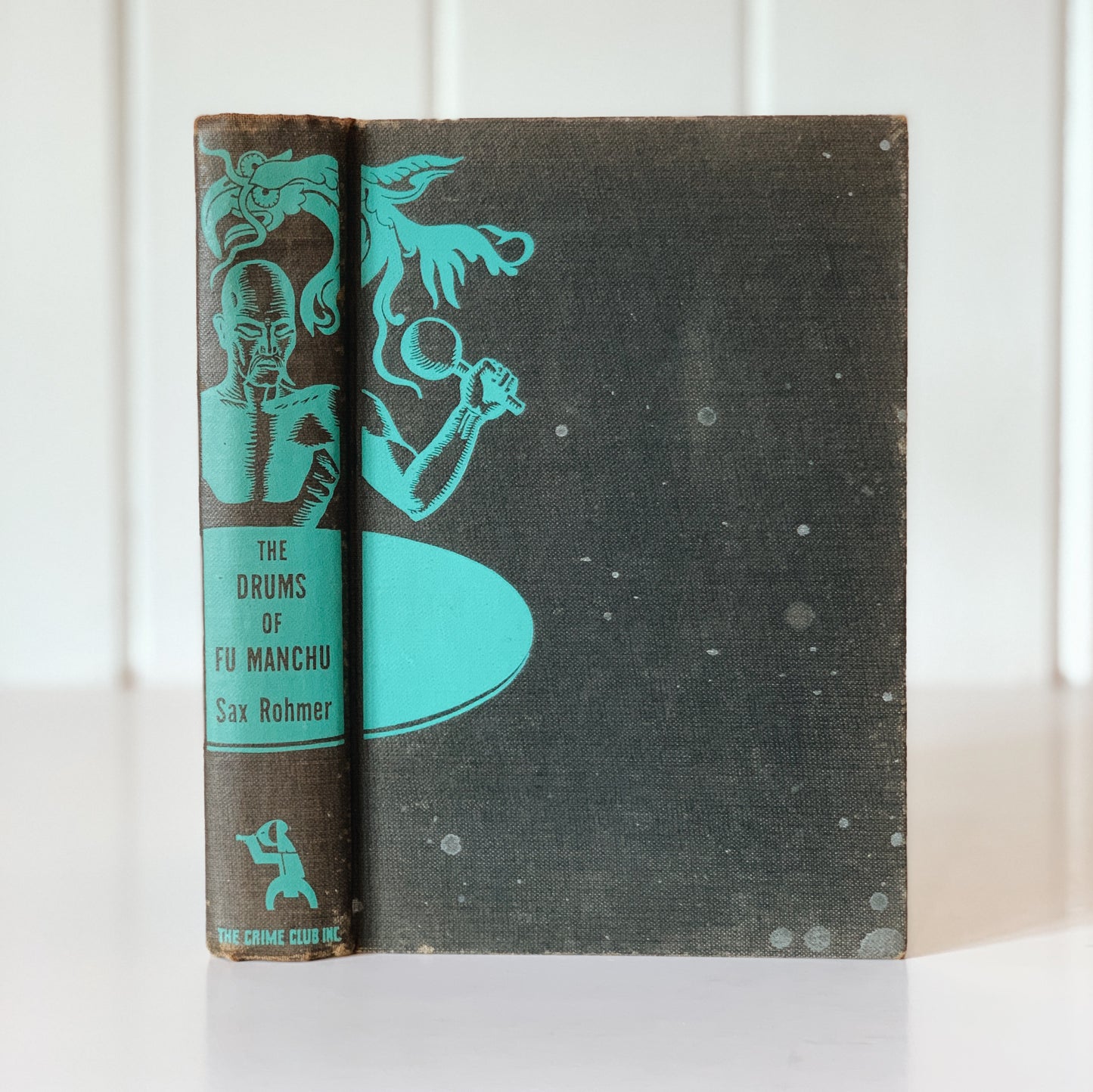 The Drums of Fu Manchu, The Crime Club Hardcover, 1939, Rare