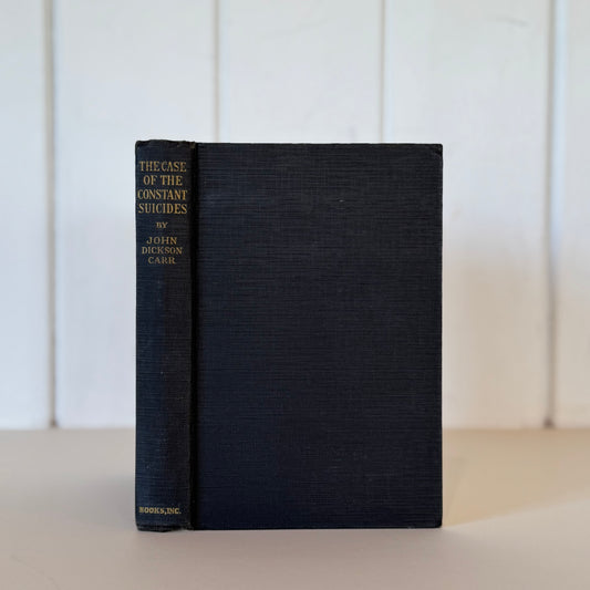 The Case of the Constant Suicides, Books Inc, First Edition, 1946 Hardcover