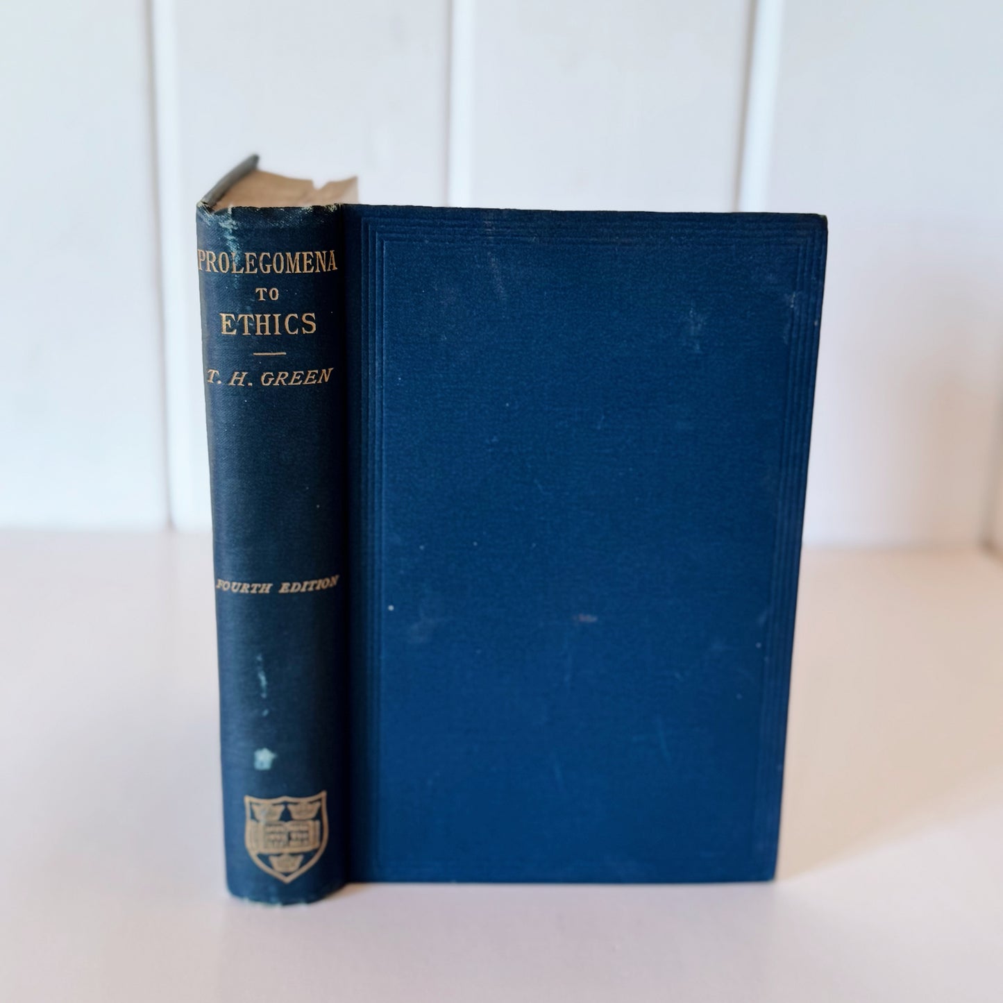 Prolegomena To Ethics, Thomas Hill Green, 4th Edition, 1899