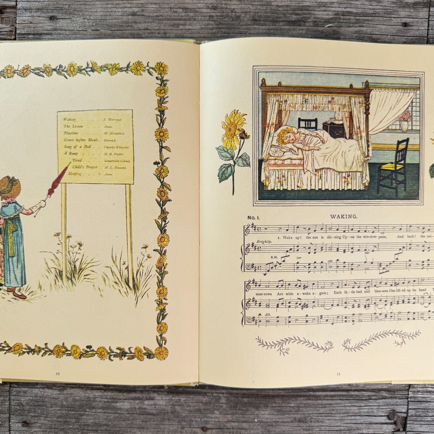 A Day in a Child's Life, Illustrated by Kate Greenaway, Merrimack Publishing Corporation