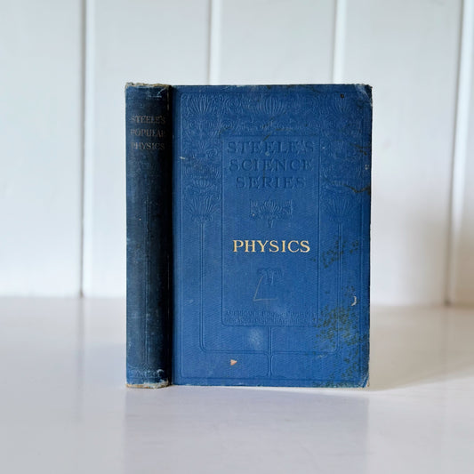 Popular Physics, 1896 Textbook, Illustrated Elementary Science Book