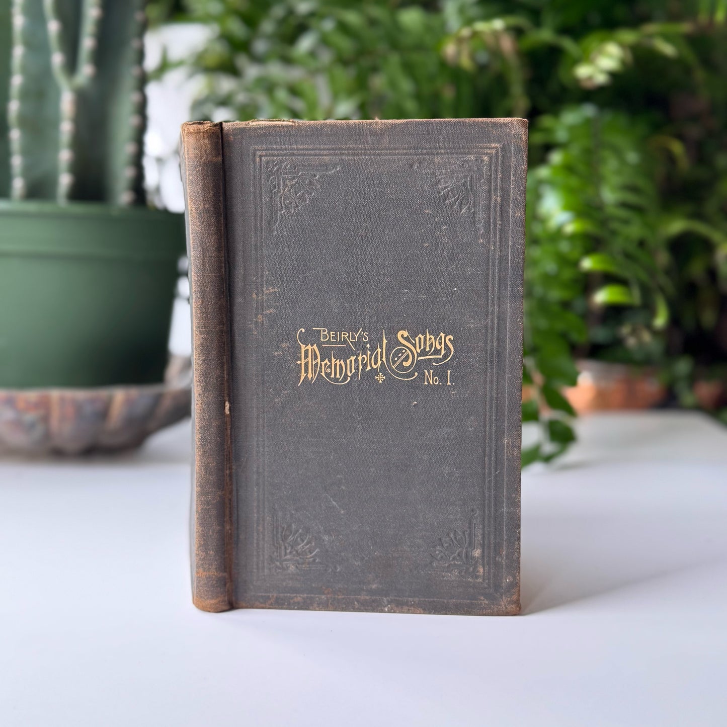 Beirly's Memorial Songs No.1 Funeral Song Book, 1892 Hardcover