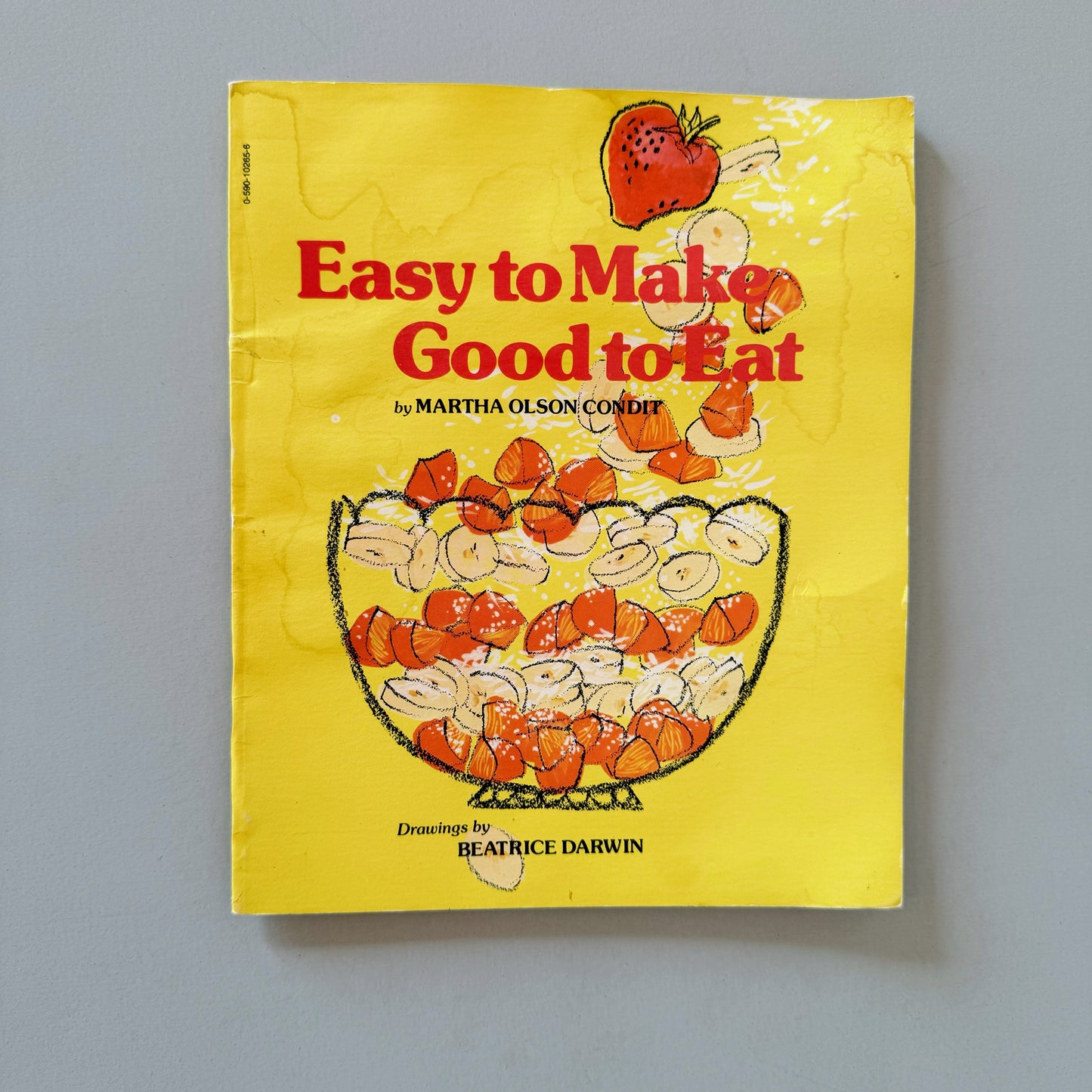 Vintage Scholastic Paperback Kids' 1970s Cookbook Bundle