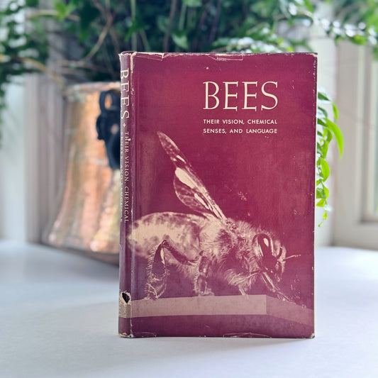 Bees: Their Vision, Chemical Senses, and Language, Karl von Frisch, 1951 Hardcover