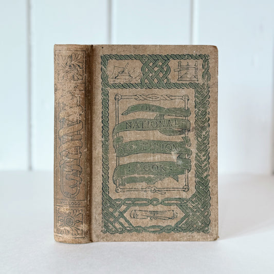 Antique 1887 Teacher Knowledge and Study Book, The National Question Book