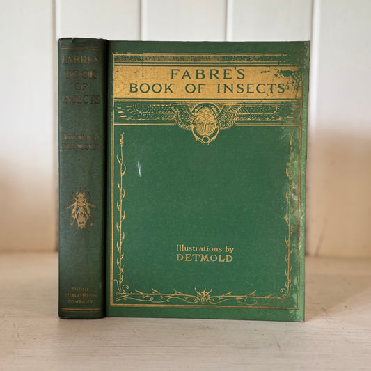 Fabre's Book of Insects, 1937 Sixth Printing, Illustrated Hardcover Nature Study