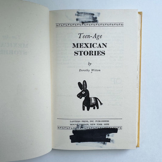 Teenage Mexican Stories by Dorothy Witton, 1972