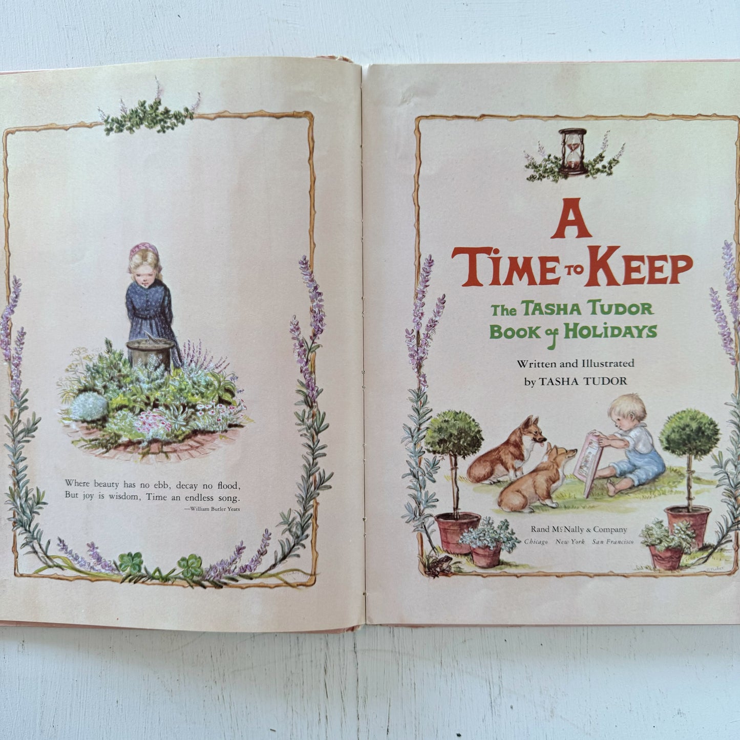 A Time To Keep, The Tasha Tudor Book of Holidays, Hardcover, 1978