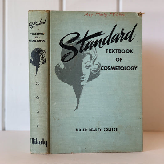 Standard Textbook of Cosmetology, Retro Mid Century 1965 Hardcover School Book