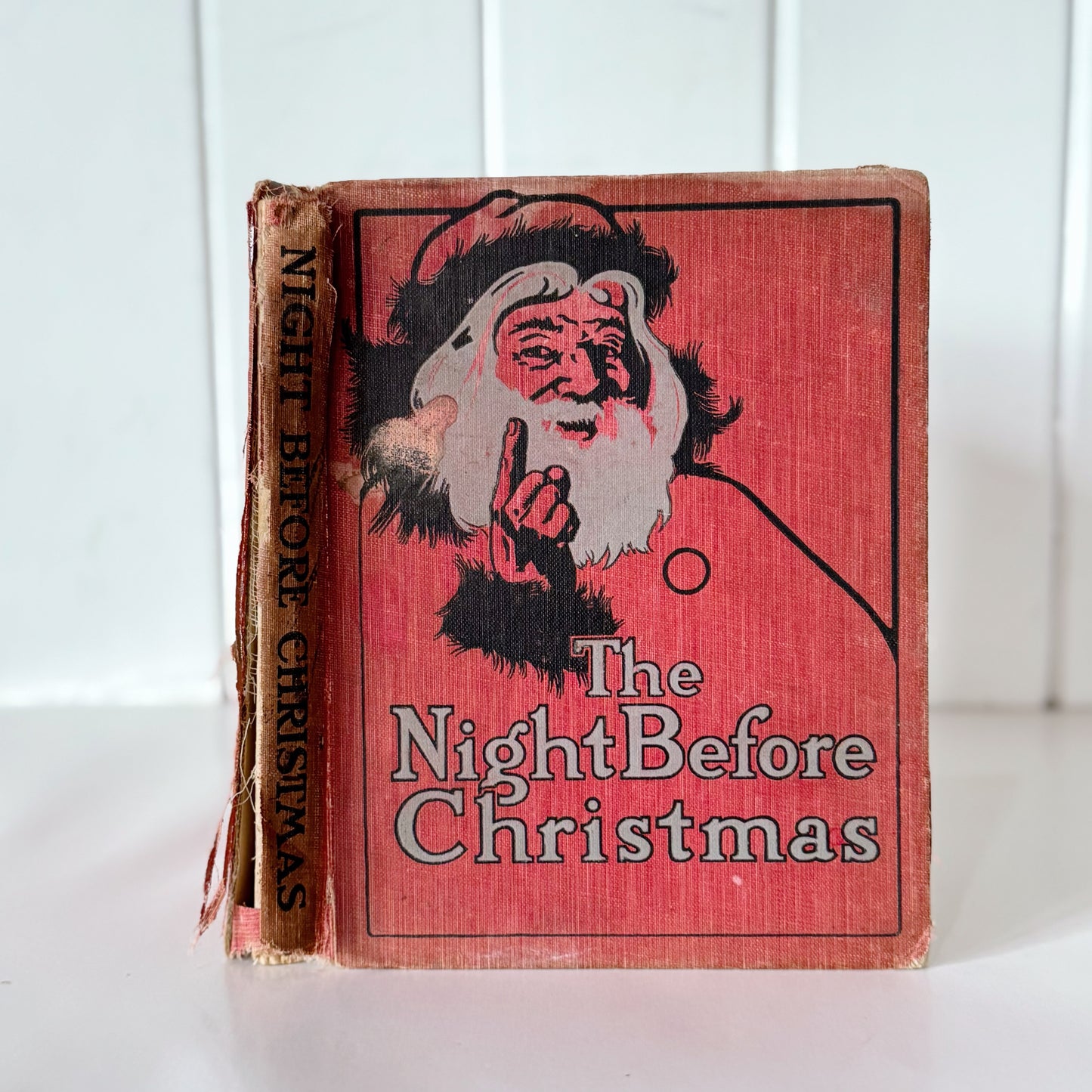 The Night Before Christmas, Profusely Illustrated, M.A. Donohue, Antique Hardcover