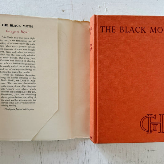 The Black Moth, Georgette Heyer, 1965 Heinemann London Edition