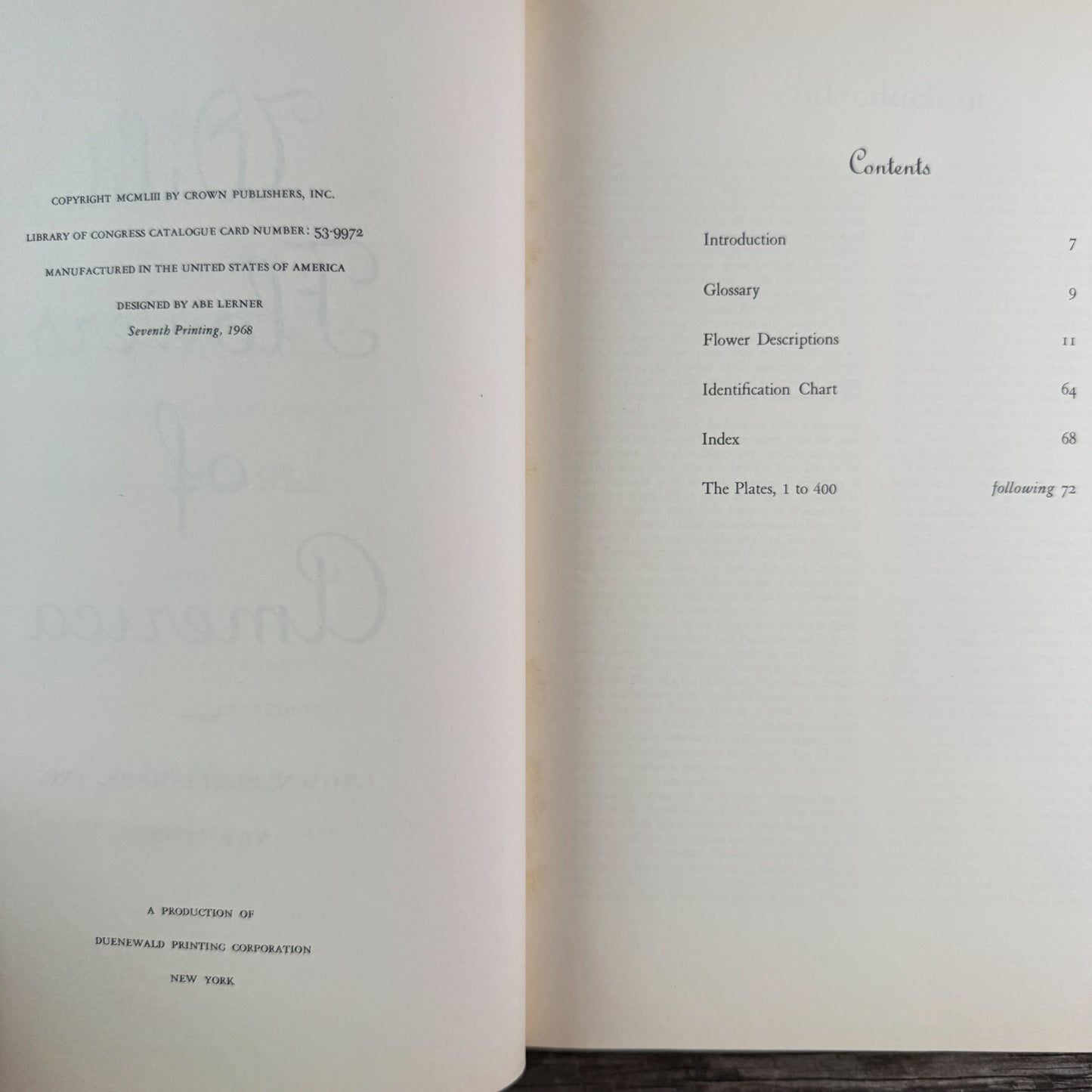 Wild Flowers of America, Oversized Hardcover, H.W. Rickett, 1953