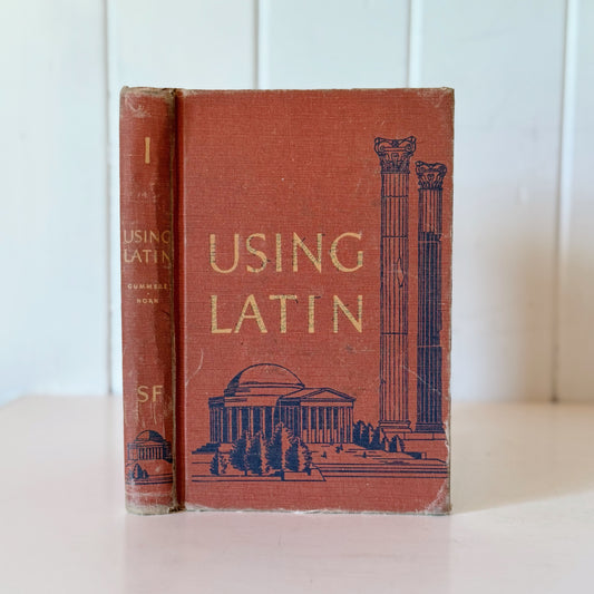 Using Latin, Book One, 1948 Mid Century School Book