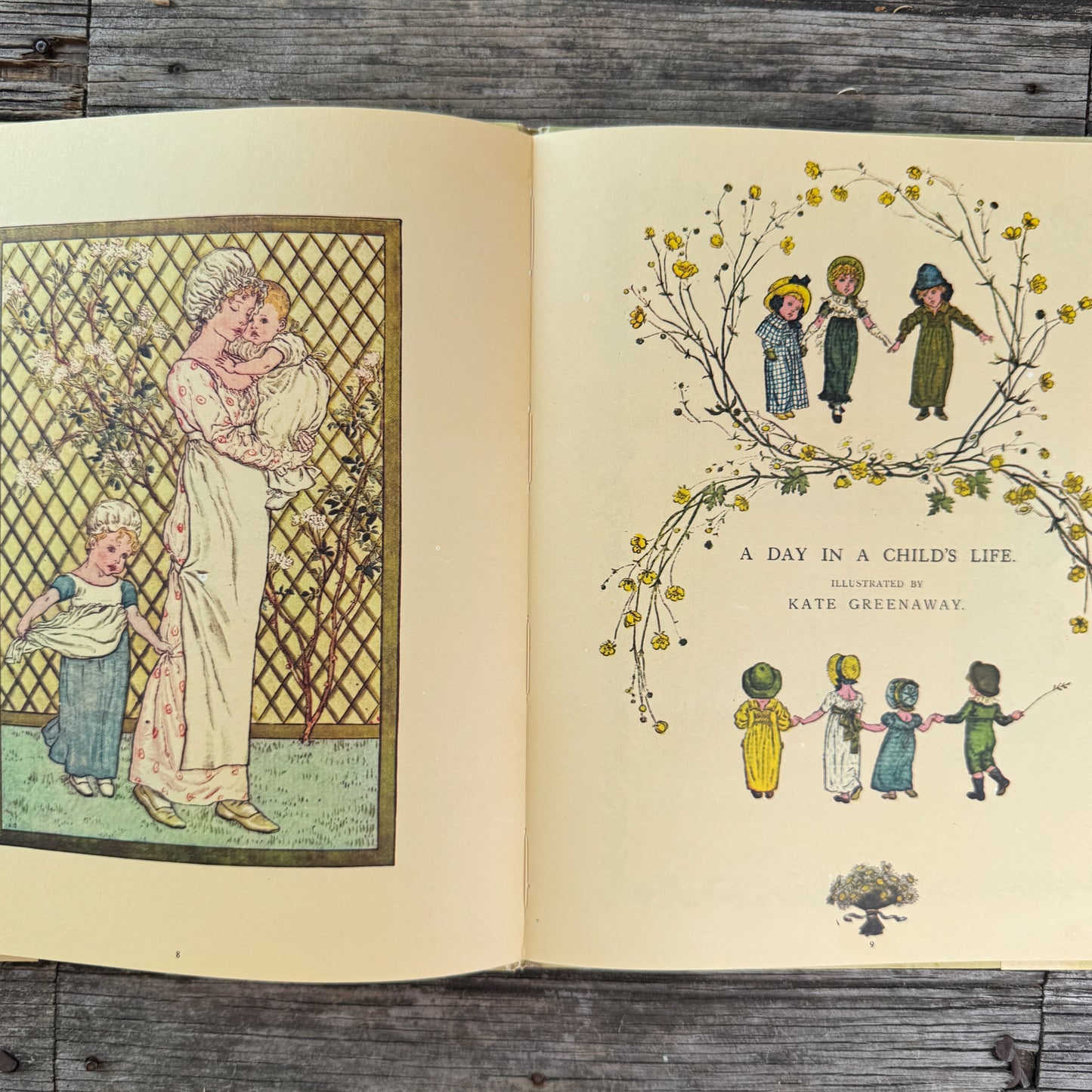 A Day in a Child's Life, Illustrated by Kate Greenaway, Merrimack Publishing Corporation