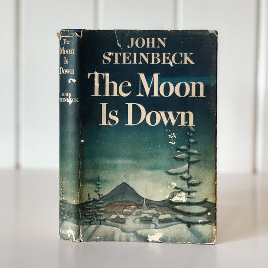 The Moon is Down, John Steinbeck, 1942 First Edition Hardcover with Dust Jacket