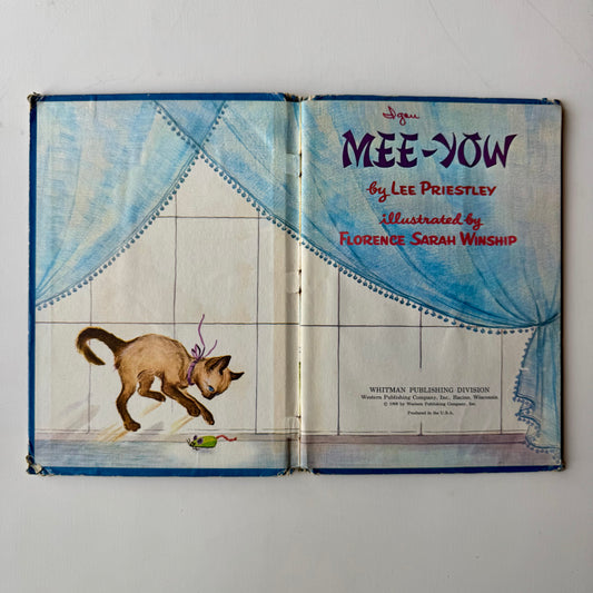 Mee-Yow, Lee Priestley, Whitman Big Tell-a-Tale Book, 1968