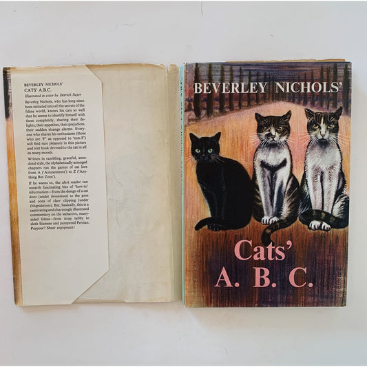 Beverley Nichols' Cats' ABC, 1960, Hardcover with DJ