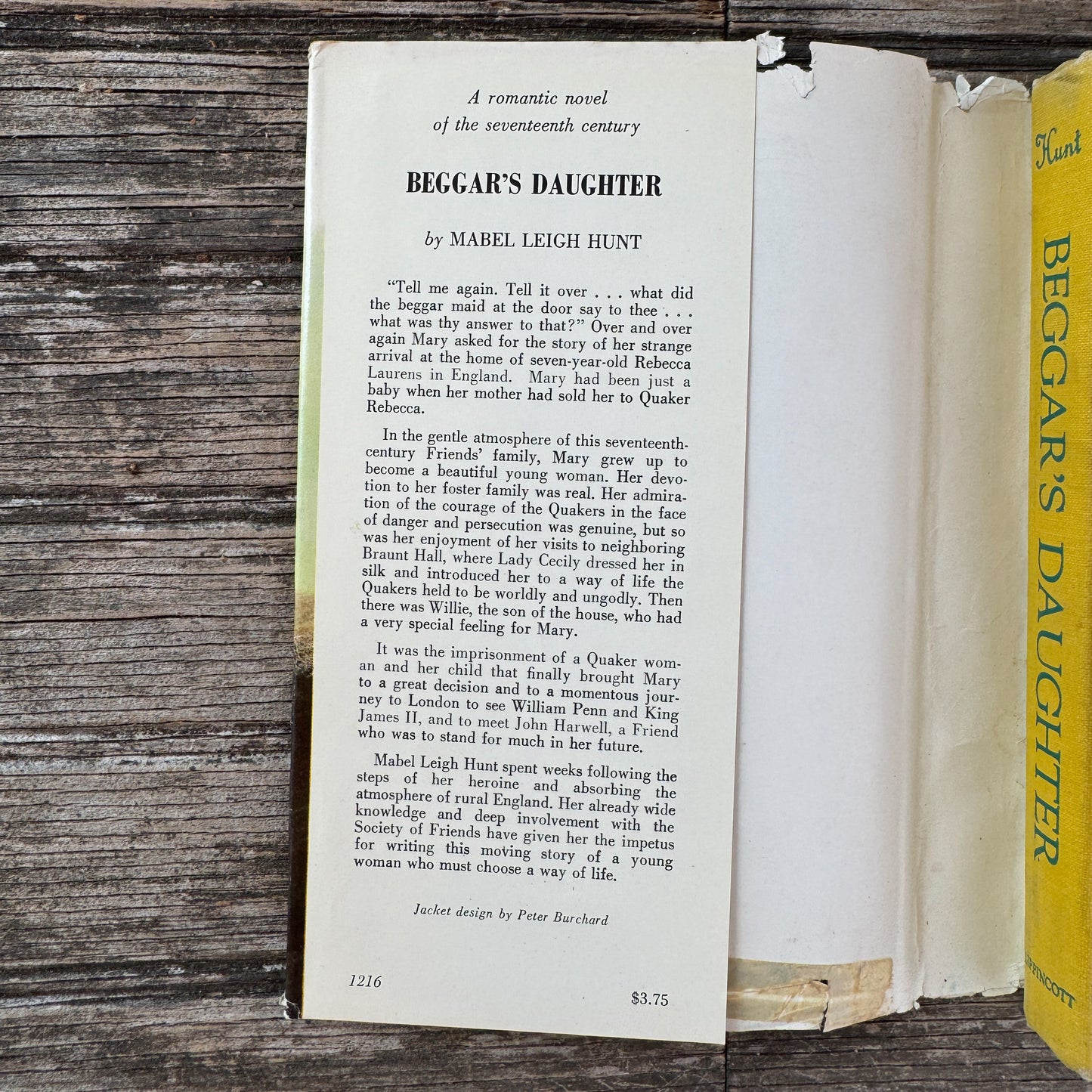 Beggar's Daughter, Mabel Leigh Hunt, 1963, First Edition