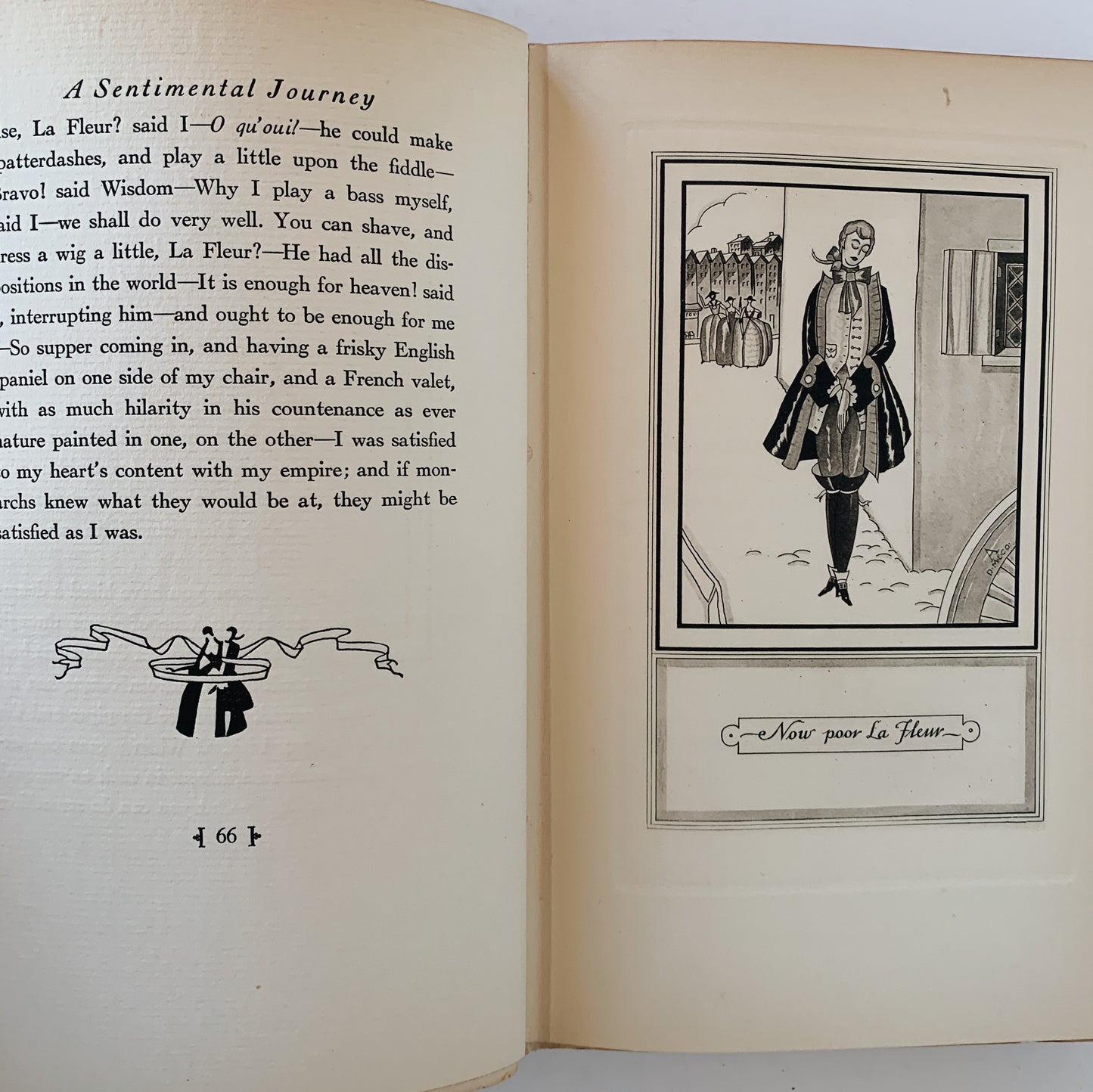 A Sentimental Journey Through France and Italy, 1929, Illustrated First Edition