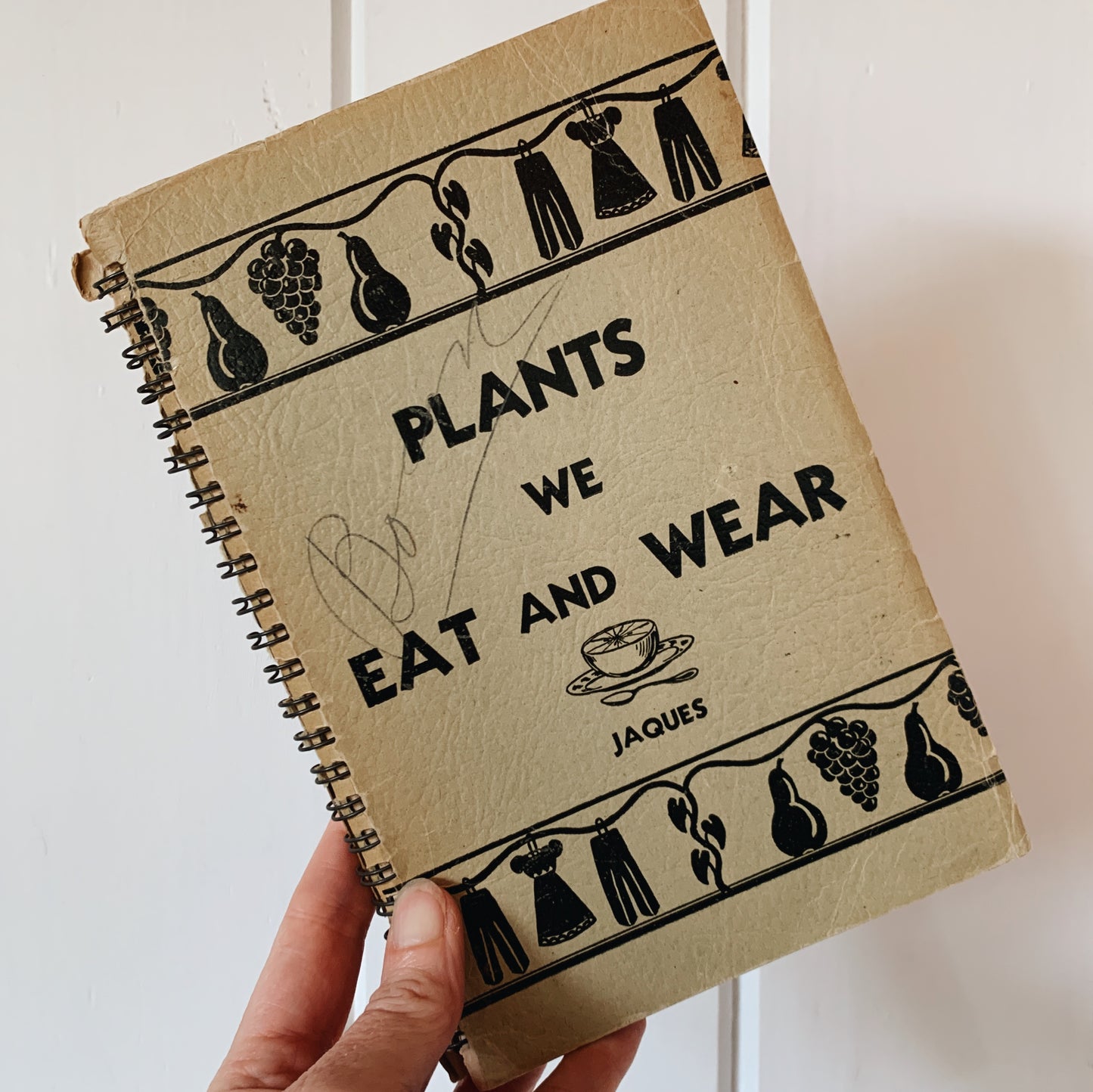 Plants We Eat and Wear, 1943 Spiral Book