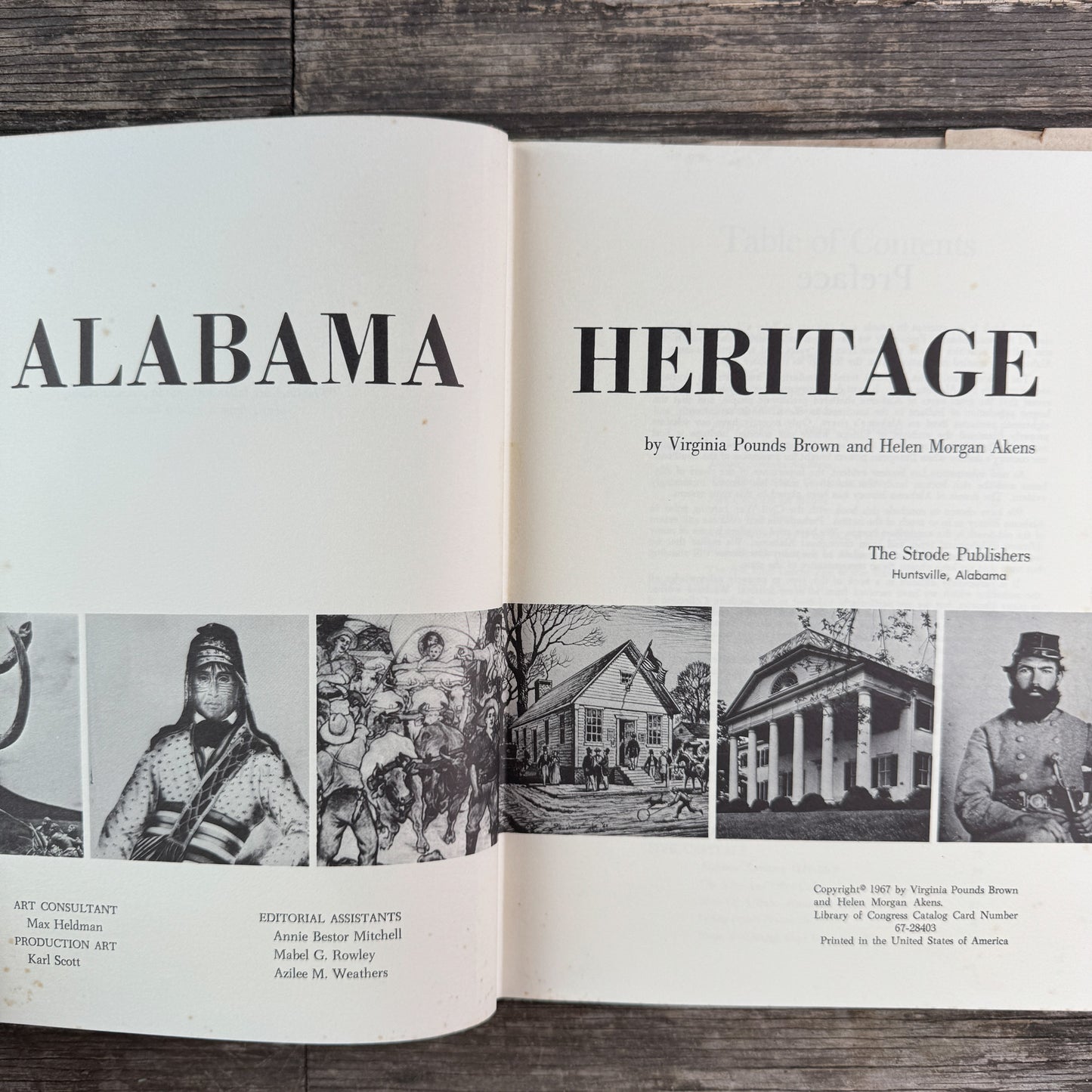 Alabama Heritage Illustrated, 1967, Alabama History Book