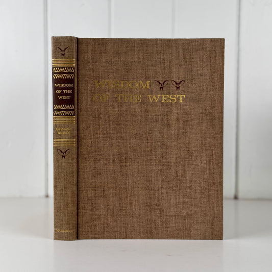 Wisdom of the West, Betrand Russell, 1959 Illustrated Philosophy Hardcover
