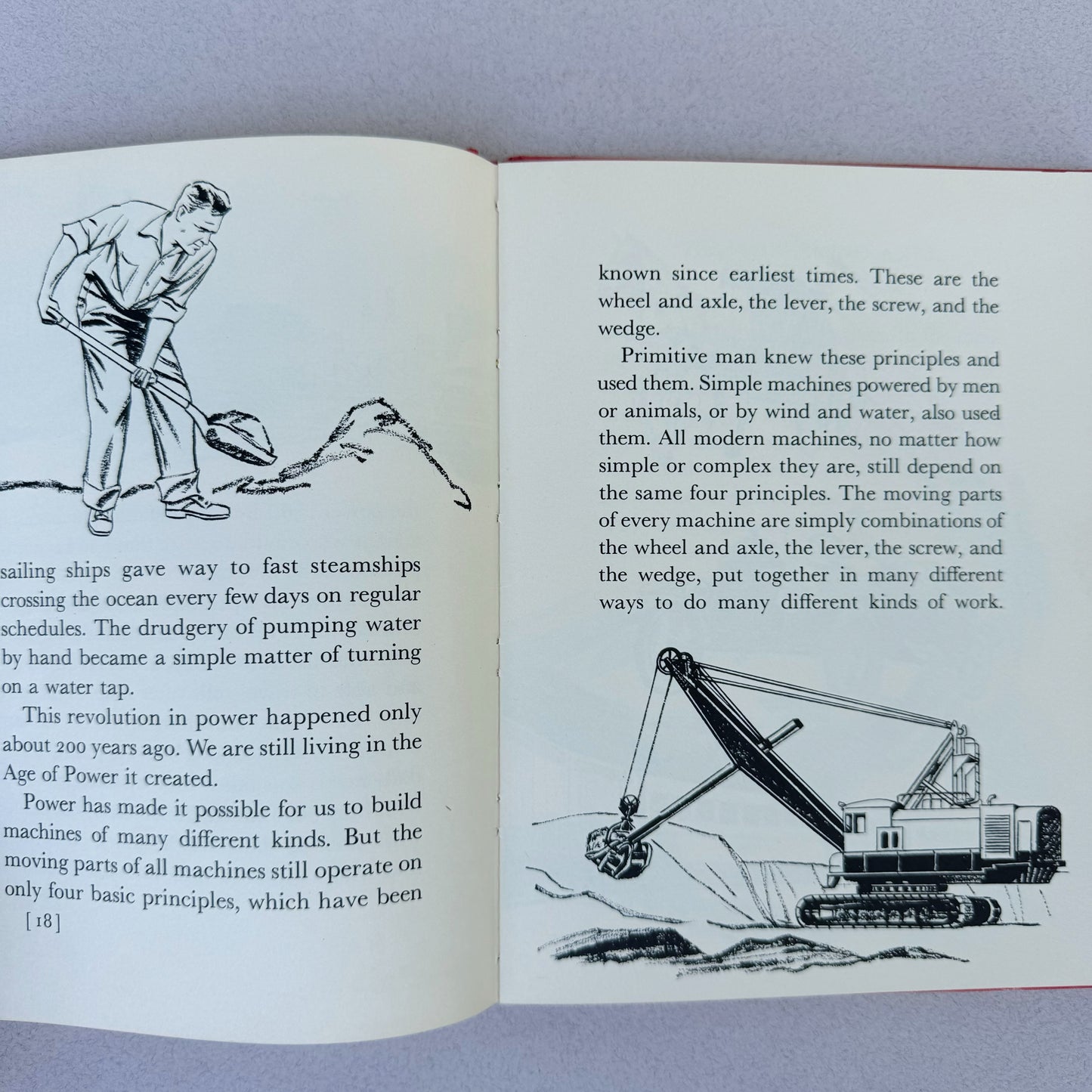 Machines, Illustrated Kids' Nonfiction Book, 1958