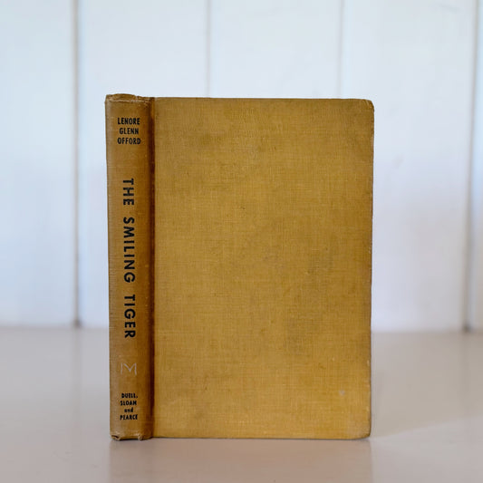 The Smiling Tiger, Lenore Glen Offord, 1949 First Edition Mystery