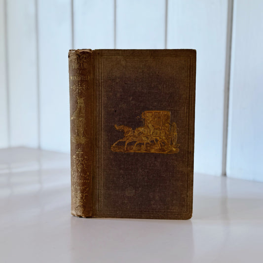 The Vicar of Wakefield, Oliver Goldsmith, Antique 1856