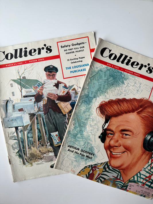 Collier's Magazine, 1953, Antique Magazines, Choose One