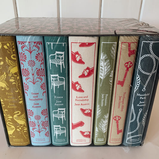 Jane Austen 7-Book Box Set Clothbound Hardback Books Penguin Classics