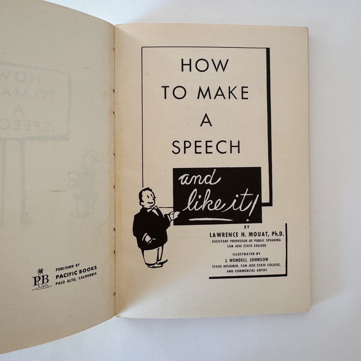 How To Make A Speech and Like It, Illustrated Paperback, 1949