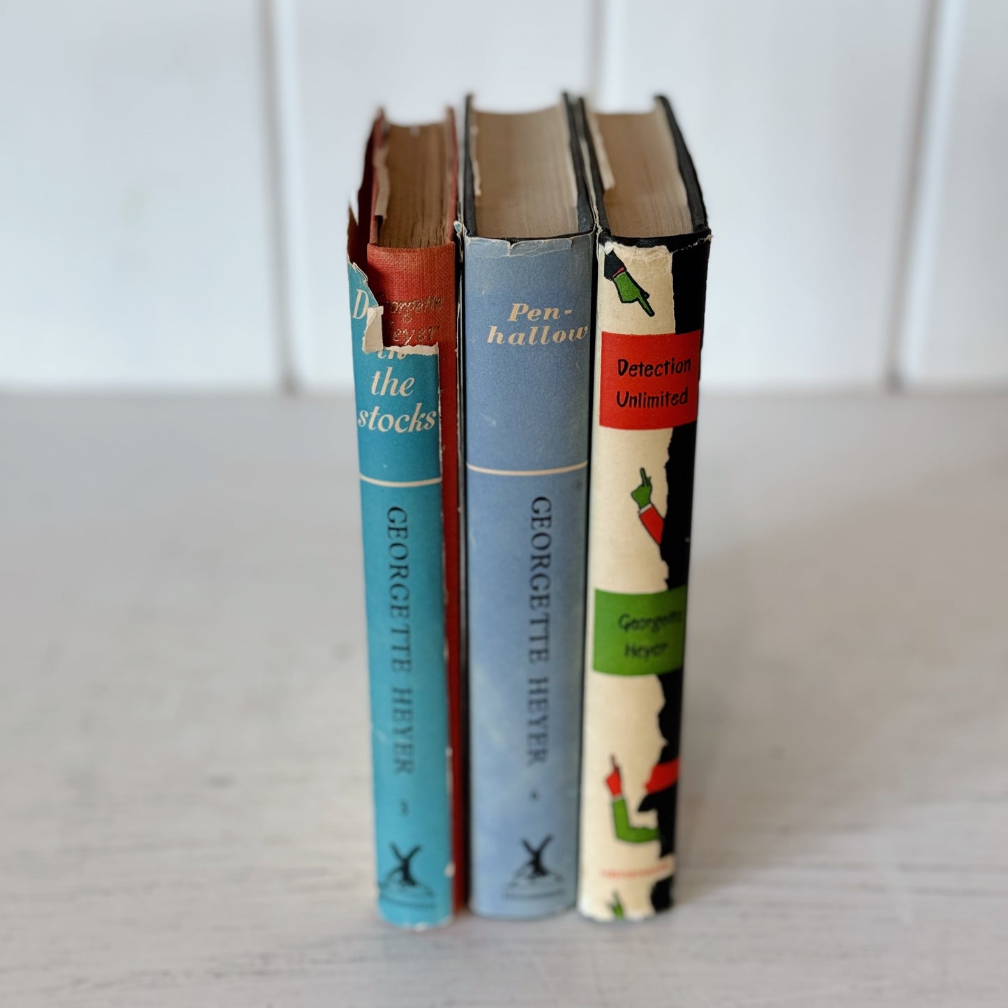 Set of 3 Georgette Heyer Detective Novels, Heinemann Editions