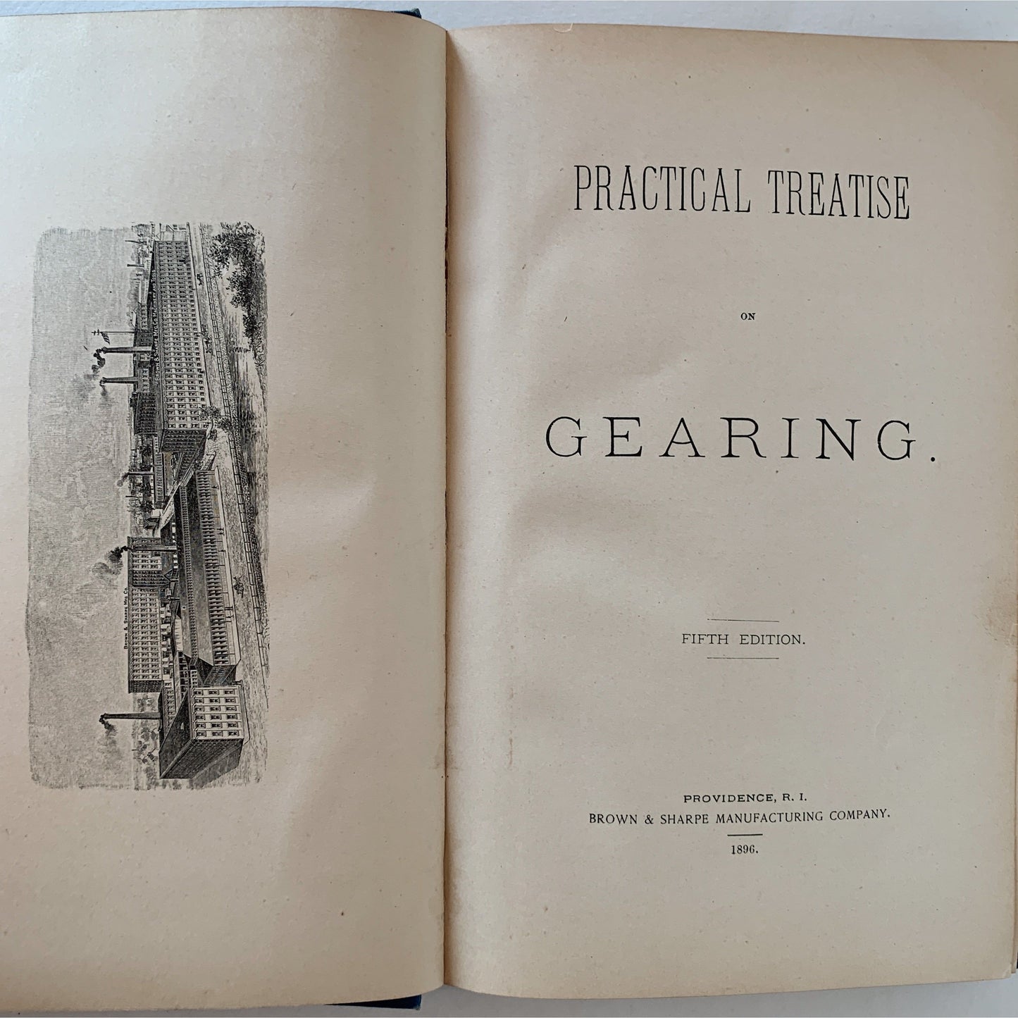 Practical Treatise on Gearing, Illustrated Technical Book, 1896