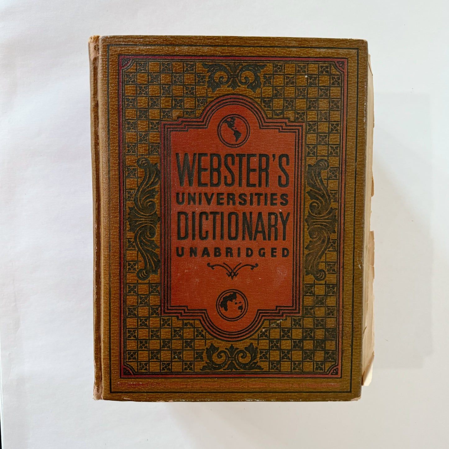 Webster's Universities Dictionary, Unabridged, 1942, Huge Oversized Reference Book