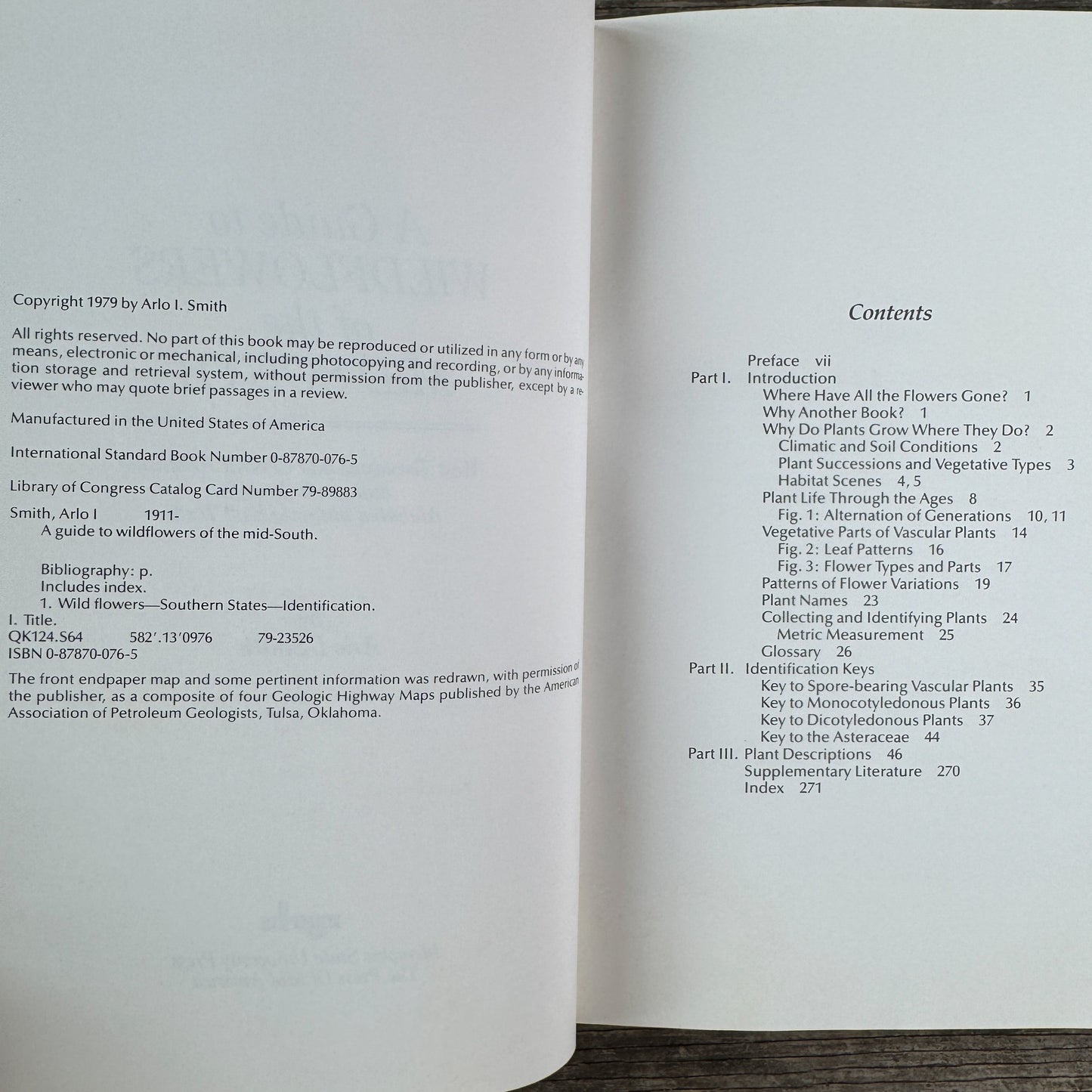 A Guide to Wildflowers of the Mid-South, 1979