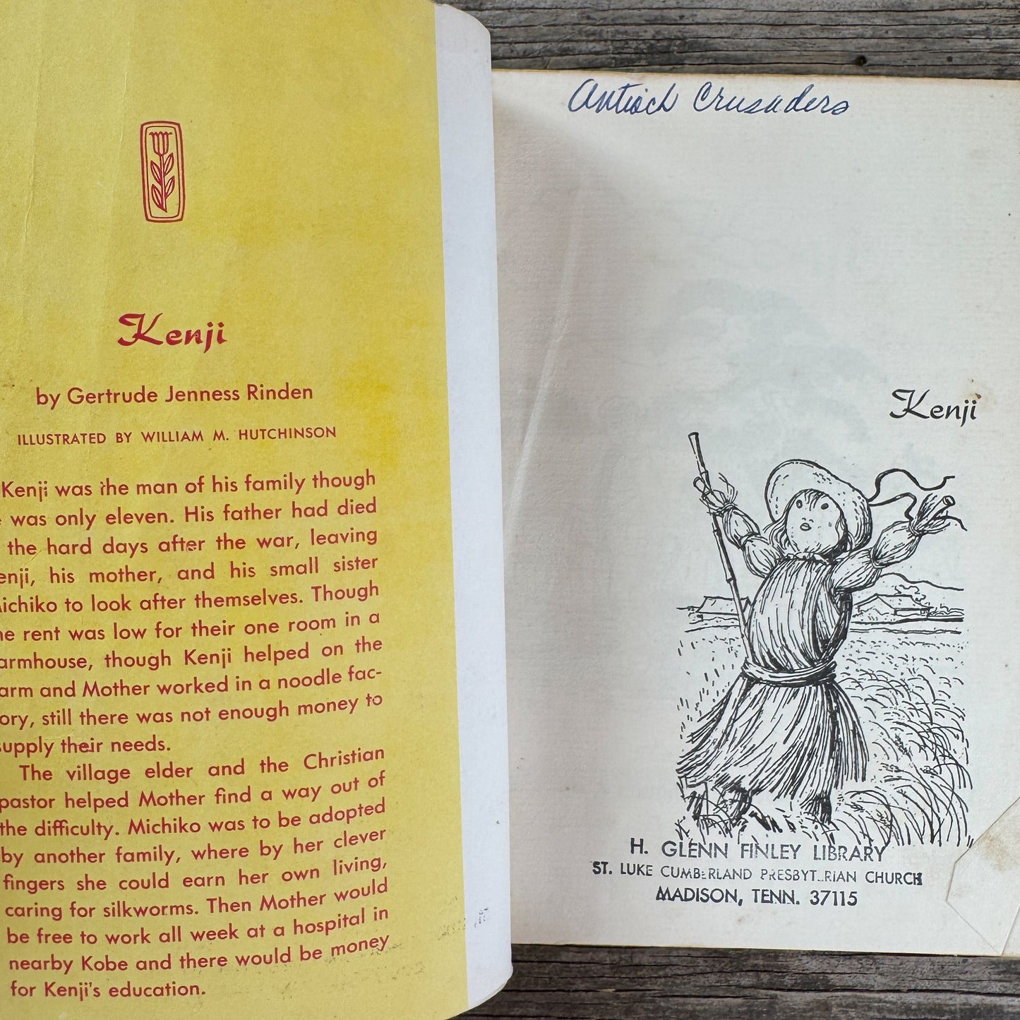 Kenji, Gertrude Jenis Rinden, 1957, Second Printing 1958